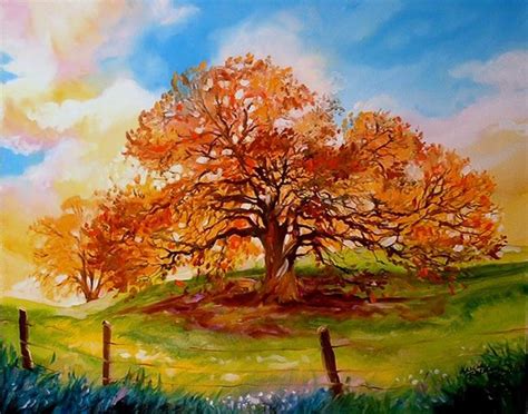 Summertime Pasture Tree By Marcia Baldwin From Landscapes