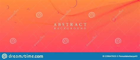 Banner Design Template Is Orange With Gradient Color Design With A