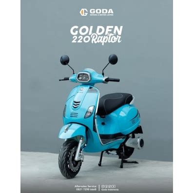 Jual Sepeda Motor Listrik GODA 220 GOLDEN RAPTOR Electric E Bike 800