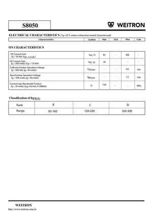 S8050 Datasheet, Equivalent, Cross Reference Search. Transistor Catalog