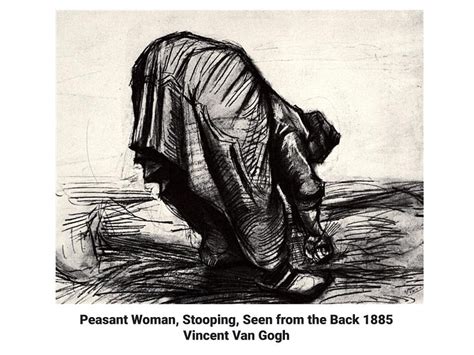 Peasant Woman Stooping Seen From The Back Daigo