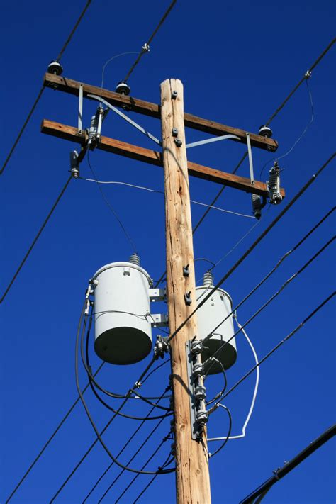 Power Pole With Transformers Free Stock Photo - Public Domain Pictures
