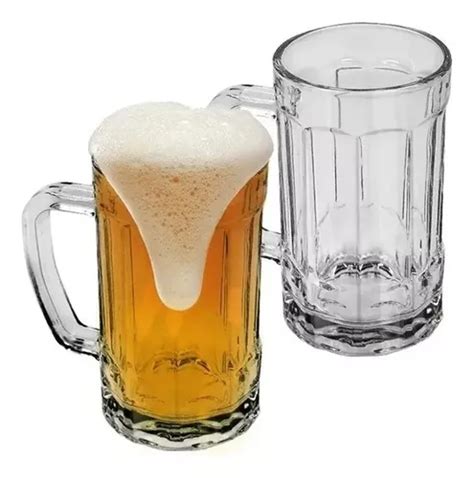 Jogo De Canecas Chopp Cerveja Vidro 380ml Sublimação MercadoLivre