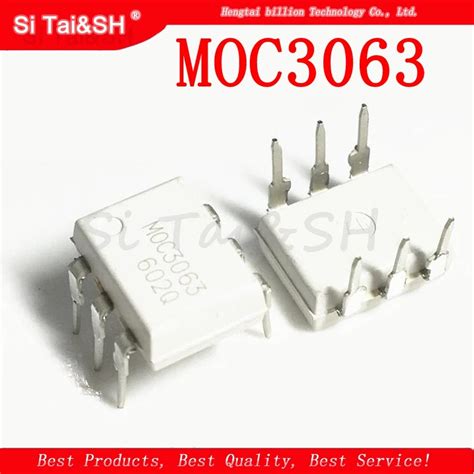 10pcs Moc3063 Dip6 Dip Dip-6 New And Original Ic - Integrated Circuits ...