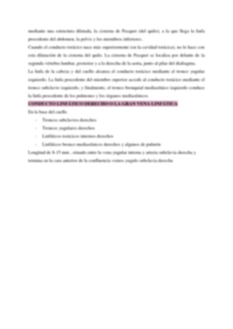 Solution Sistema Linfatico Studypool