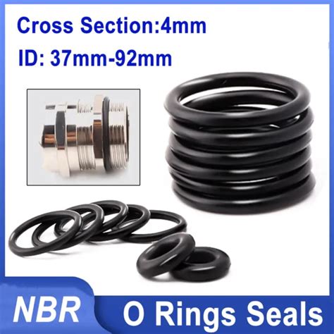 O Rings Mm Mm Id Mm Cross Section Nbr Nitrile Rubber Oil Resistant