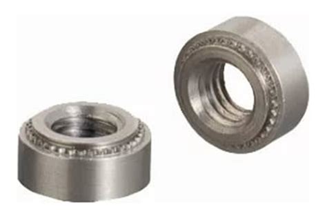 Круглая запрессовочная гайка ЦКИ CLS М6-1 1,4 мм, AISI 302, 2 шт ...