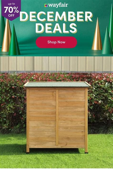 Hanover 3 Ft W X 2 Ft D Solid Wood Vertical Storage Shed Wayfair