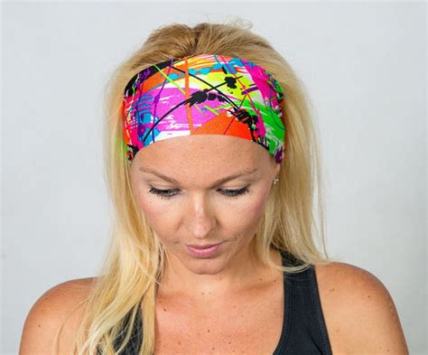 Yoga Headband Workout Headband Fitness Headband Running Etsy