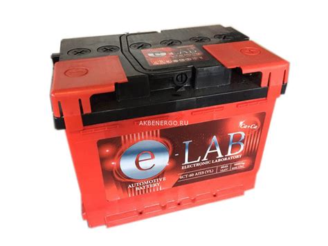 Аккумулятор ELAB 60.0 (12 В / 60 Ач) купить по низкой цене в интернет ...