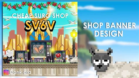 Growtopia Shop Banner Design Speed Art Photoshop Youtube