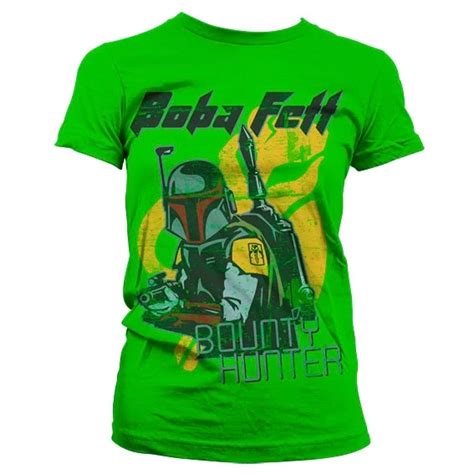 STAR WARS T Shirt Boba Fett Bounty Hunter GIRL L ShopForGeek