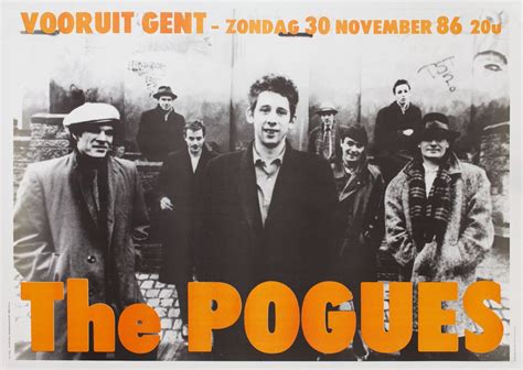 The Pogues Original 1986 Belgian A1 Poster - Posteritati Movie Poster ...