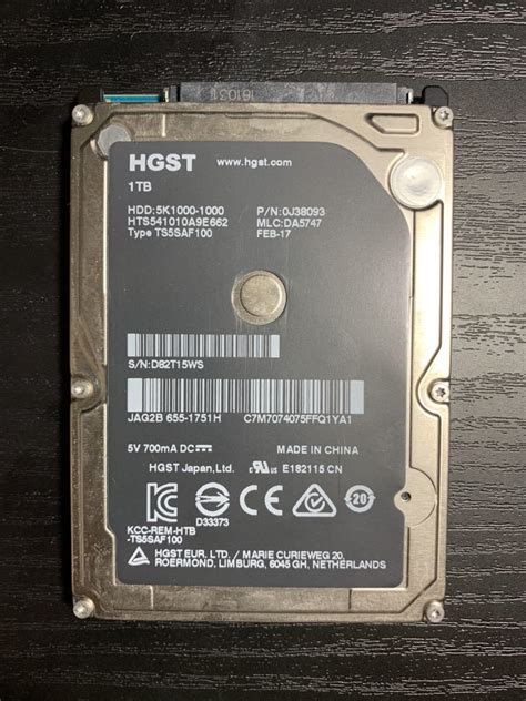 Yahoo!オークション - HGST HDD 5K1000-1000 1TB