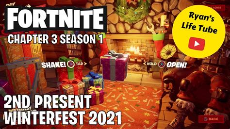 Fortnite Chapter 3 Season 1 ⛄️ Winterfest 2021 ⛄️ 2nd Winterfest Present 🎁 Youtube