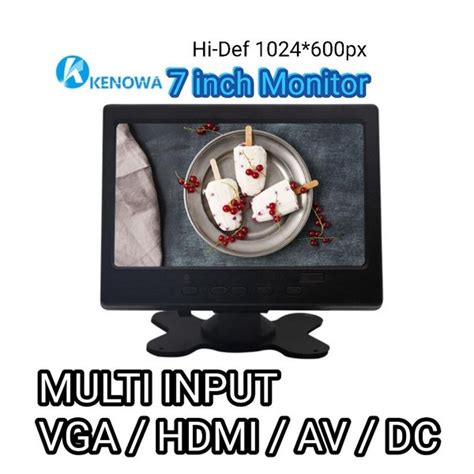 Jual Monitor Inch Vga Hdmi Av Dc Hd Resolutions Kenowa Monitor