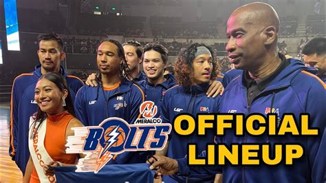 Meralco Bolts Complete Roster For Philippine Cup 2022 2023 Season Youtube