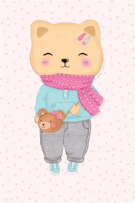 Pin By Nati Silva On Wallpapers Cute Art Cute Kawaii Girl Cute