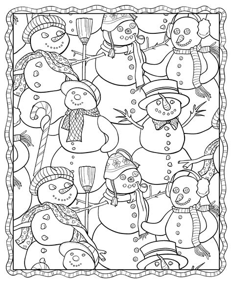 Winter Coloring Pages For Adults Best Coloring Pages For Kids