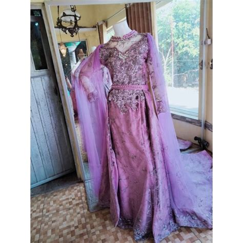 Baju Pengantin Warna Purple Jual Gaun Pengantin Barbie Dusty Wedding