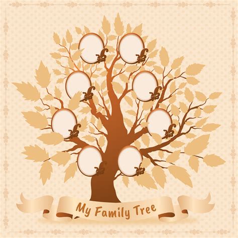 Vector Family Tree Design