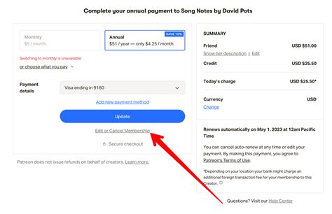 How do I cancel Patreon membership? 