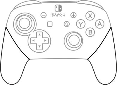 nintendo controller sketch