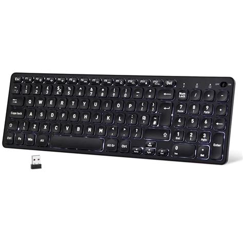 Perixx PERIBOARD 733 DE B Kabellose Tastatur Mit