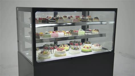 Cake Showcase Case Display Showcase Fridge Stainless Steel Cake