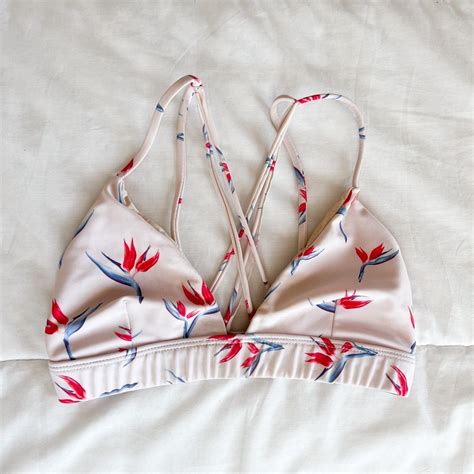 Acacia Swimwear Birds Of Paradise Bikini Top So Depop