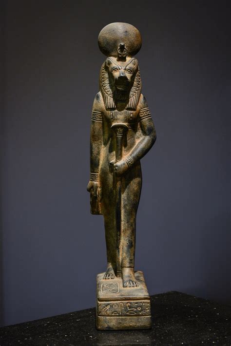 Unique Statue of Goddess Sekhmet Standing Power Spiritual and ...