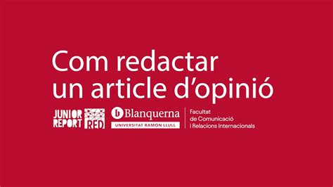 Redactar Un Article Dopini Francesc Marc Lvaro Youtube