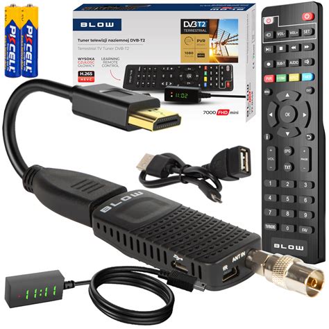 Dekoder Tuner Tv Hd Dvb T Hevc H Mini Stick Sklep Opinie Cena