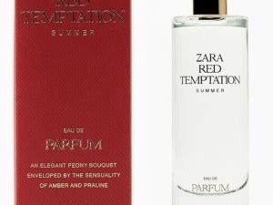 عطر و ادکلن زنانه رد تمپتیشن سامر برند زارا ZARA RED TEMPTATION