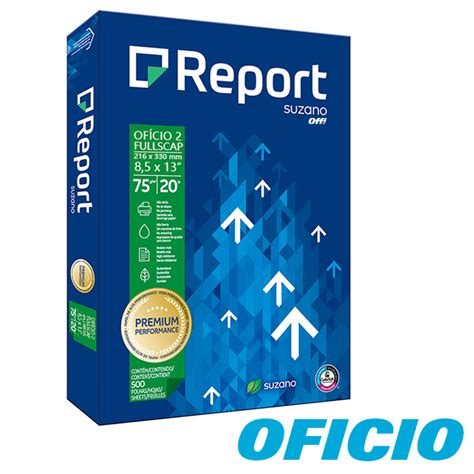 Papel Bond Oficio 75 Gr Paquete 500 Hojas Report