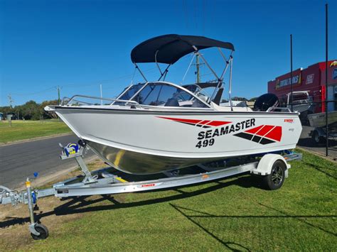 499 Seamaster Stacer Alloy Trailer 90hp Mercury Four Stroke