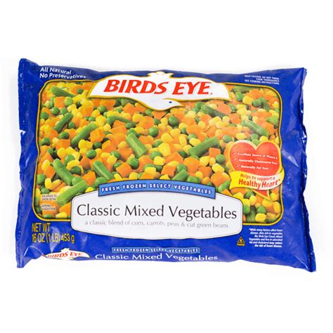 Birds Eye® Fresh Frozen Select Classic Mixed Vegetables 16 oz. Bag ...