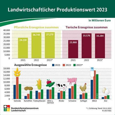 BMEL Statistik Produktionswert