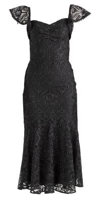 Shoshanna Women S Carlotta Lace Cap Sleeve Gown