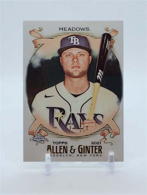 Topps Allen Ginter Chrome Austin Meadows Rays Ebay