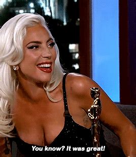 Thumbs Pro Milliebbrowns Lady Gaga Talking About Her Oscars