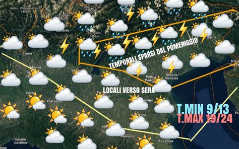 Gioved Veloce Passaggio Temporalesco Dal Pomeriggio Bpp Meteo