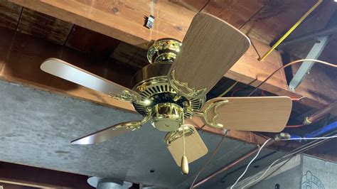 29 Inch Emerson Northwind Ceiling Fan Polished Brass YouTube