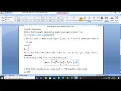 Aula do dia 03 09 Correção da Atividade 06 2 ano YouTube