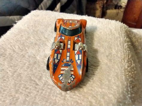 Vintage Redline Hot Wheels Twin Mill Orange With Decals