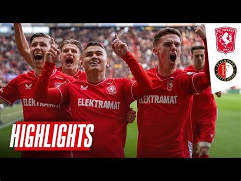 VROEGE Goal TWENTE Aan De LEIDING FC Twente Feyenoord 29 10