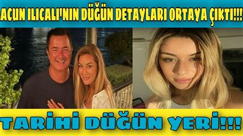 ACUN ILICALI NIN DÜĞÜN DETAYLARI ORTAYA ÇIKTI TARİHİ DÜĞÜN YERİ