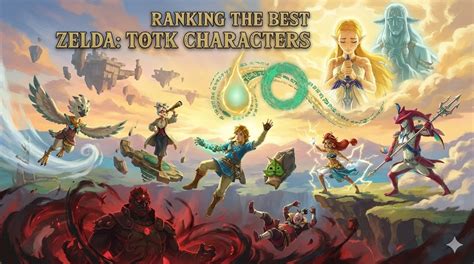 top  ranking characters   legend  zelda totk