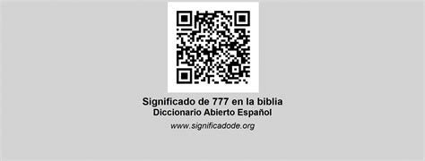 777 En La Biblia Diccionario Abierto De Español