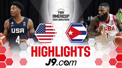 Estados Unidos Vs Cuba Fase De Grupos FIBA AmeriCup 2025 Qualifiers